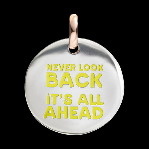 NEVER LOOK COIN BACK IT'S ALL AHEAD F13A03M0428