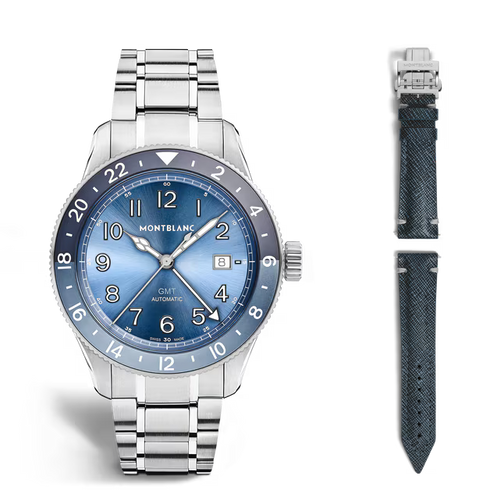 MONTBLANC 1858 GMT 0 OXYGEN 136523