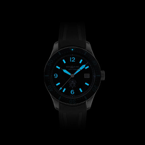 MONTBLANC 1858 ICED SEA AUTOMATIC DATE 129372