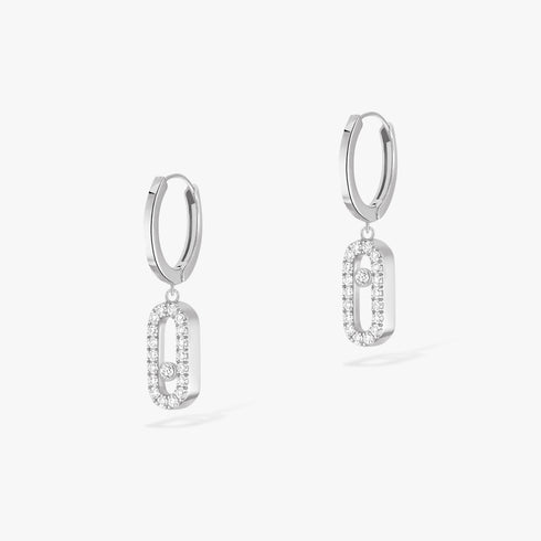 MOVE UNO HOOP EARRINGS 12037-WG