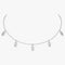 MOVE UNO PAVÉ DROP PENDANT CHOKER 12150-WG