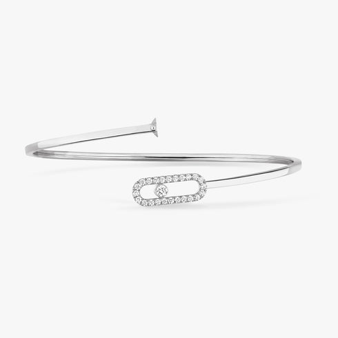 MOVE UNO PAVÉ FLEX BANGLE MM 12057-WG
