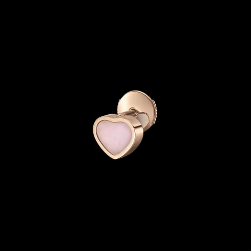 MY HAPPY HEARTS ROSE GOLD PINK OPAL SINGLE EARRING 83A086-5622