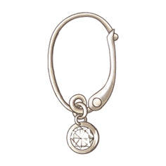 OR. 1/2 P LUCCIOLE OB DIA ROSE CUT PHA7030O2000DB0BY