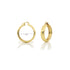 ORECCHINI A CERCHIO MINI IN BRONZO DORATO 1800