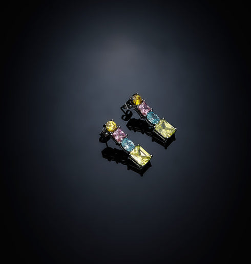 ORECCHINI CHANDELIER PRINCESS RAINBOW J19AVS03