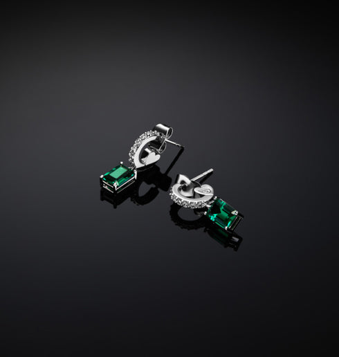 ORECCHINI CON PENDENTE EMERALD J19AWJ16