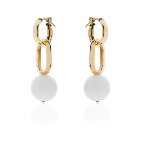 ORECCHINI CON PERLA BIANCA CHERRY 2481