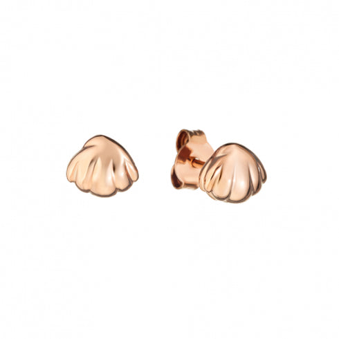 ORECCHINI CONCHIGLIA A LOBO IN ORO ROSA O17O02CON