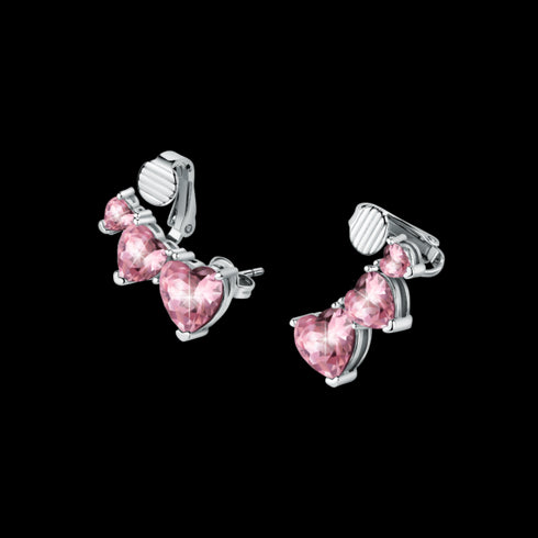ORECCHINI DIAMOND HEART STUD FAIRY TALE HEART STONES J19AUV25