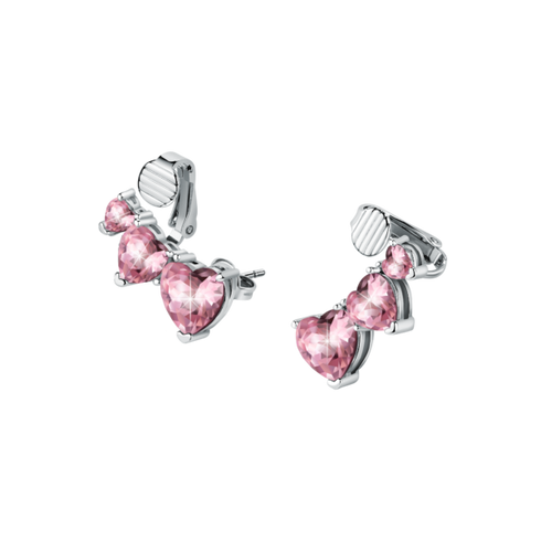 ORECCHINI DIAMOND HEART STUD FAIRY TALE HEART STONES J19AUV25