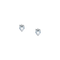 ORECCHINI DIAMOND HEART WHITE HEART STONES J19AUV21