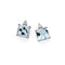 ORECCHINI DONNA ORO BIANCO ACQUAMARINA E DIAMANTI REF. DHOA7189.004