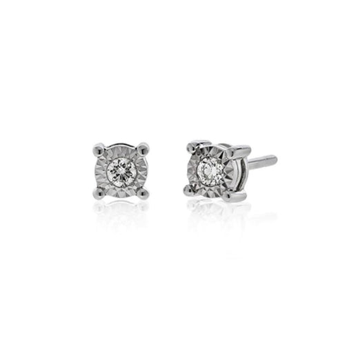 ORECCHINI DONNA ORO IN ORO BIANCO E DIAMANTI REF. DHOL2372.004