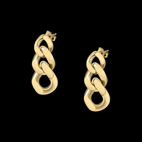 ORECCHINI GOLD CHAIN J19AUW12