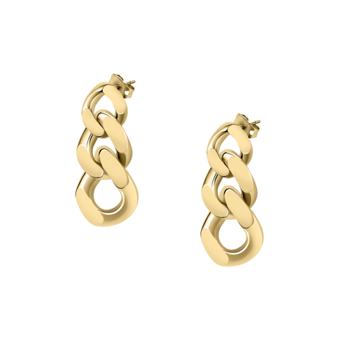 ORECCHINI GOLD CHAIN J19AUW12