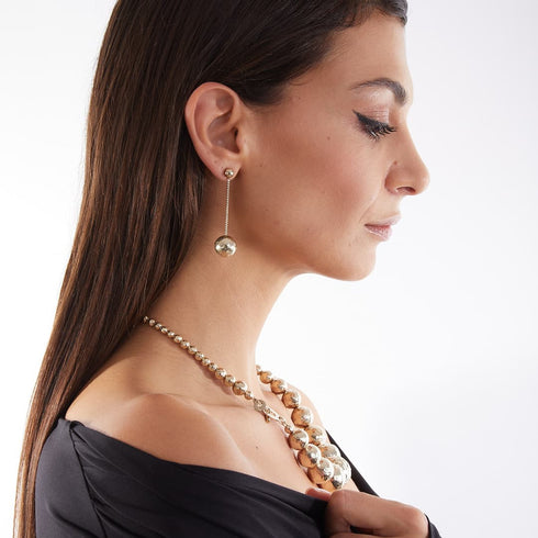 ORECCHINI IN ARGENTO DORATO 5941