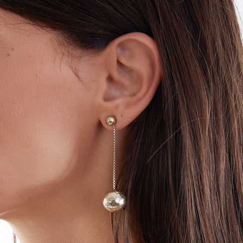 ORECCHINI IN ARGENTO DORATO 5941