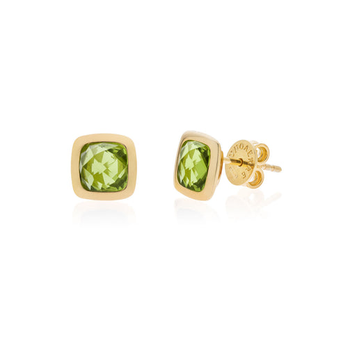 ORECCHINI IN ARGENTO E CRISTALLO VERDE 6161