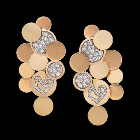 ORECCHINI PAILLETTES ORO C.39923