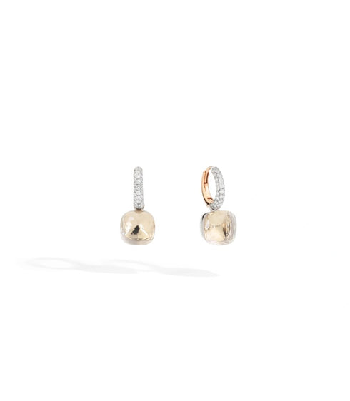 ORECCHINI POMELLATO NUDO DIAMANTI POB4010O6WHRDB0TB