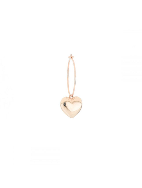 ORECCHINO A CERCHIO CUORE BORBONICO MEDIO ORBRB22