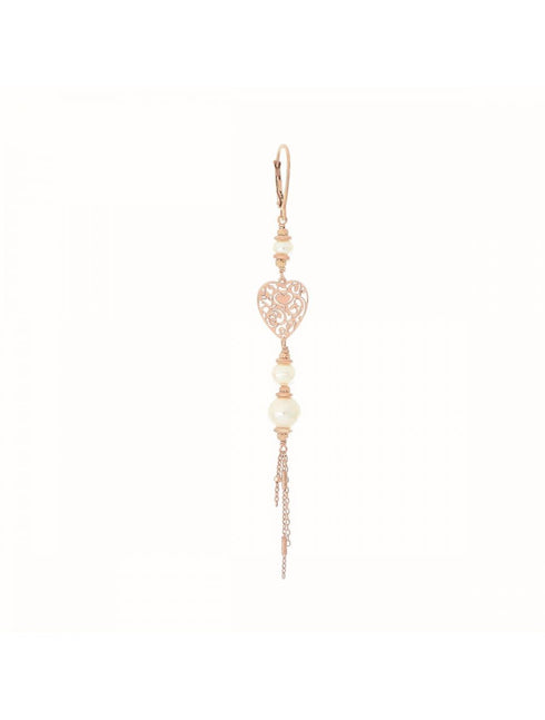 ORECCHINO CUORE VITTORIANO CATENE E PERLE ORVIT1PECT