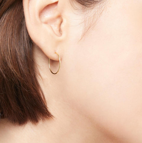 ORECCHINO HOOP ESSENTIALS DH94002HOOPS000OG