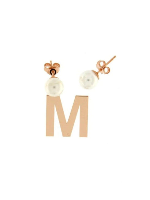 PERLEN-OHRRING MIT ORPELETT-ANHÄNGER