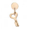 ORECCHINO QUERIOT MA CLÉ IN ORO ROSA CON CHIAVE O18O02CCLE
