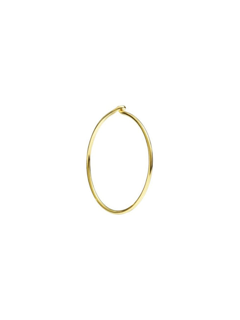 SINGLE LARGE CIRCLE EARRING DH94000HOOPL000OG