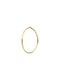 SINGLE LARGE CIRCLE EARRING DH94000HOOPL000OG