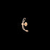 ORECCHINO SINGOLO EAR CUFF TOGETHER IN ORO ROSA E DIAMANTI PHC4016O7WHRDB000