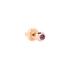ORECCHINO STUD BOLLICINE ORO ROSA & AMETISTA DHC4001BOLLIIY09R