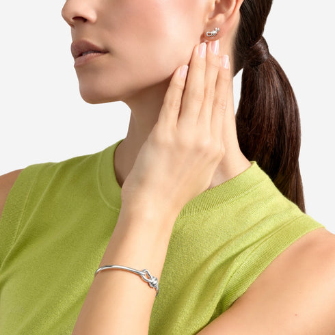 ORECCHINO STUD NODO ARGENTO DHC3008KNOTS000AG