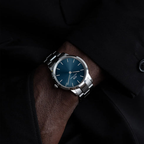 OROLOGIO ARGENTO E BLU 32MM | DW DW00100459
