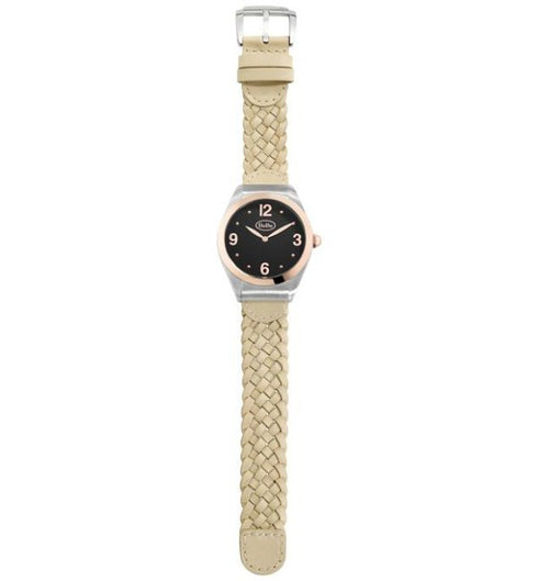 OROLOGIO BLACK AND ROSE ACCIAIO, PVD ORO ROSA E PELLE SABBIA 37 MM DODO WAD6NE/PVD WAD6NE/PVD00000