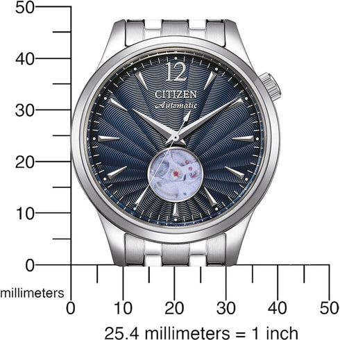 OROLOGIO CITIZEN ELEGANCE NH9131-73L MECHANICAL OPEN HEART