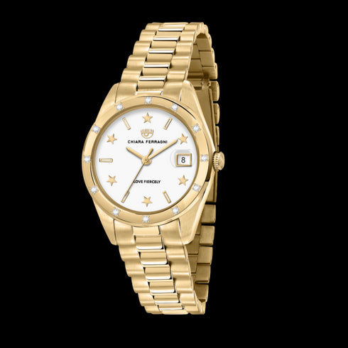 OROLOGIO EVERYDAY ORO GIALLO QUADRANTE BIANCO 32 MM R1953100508