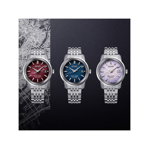 OROLOGIO KING SEIKO AUTOMATICO 3 SFERE DATA SJE105J1