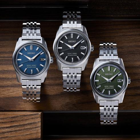 OROLOGIO KING SEIKO AUTOMATICO 3 SFERE DATA SPB387J1