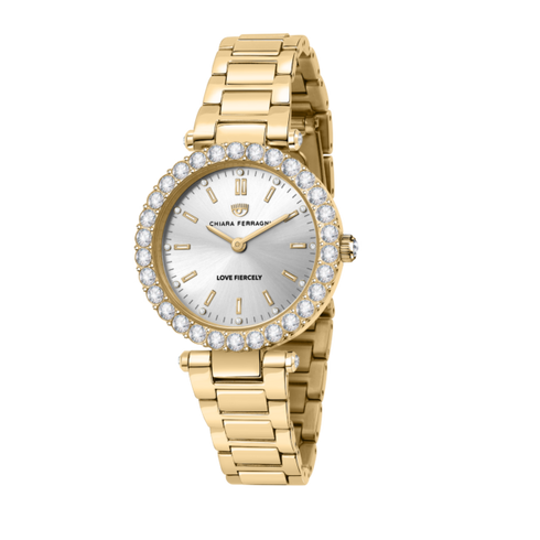 OROLOGIO LADY LIKE ORO GIALLO CON QUADRANTE SILVER 36MM R1953103501