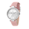 OROLOGIO LADY LIKE SILVER CON CINTURINO IN RASO ROSA 34MM R1951103502