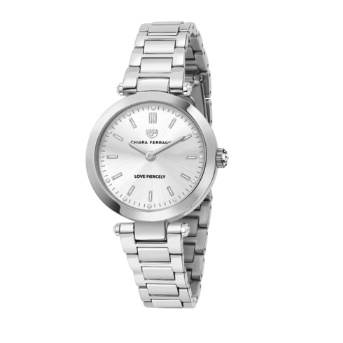 OROLOGIO LADY LIKE SILVER CON QUADRANTE SILVER 34MM R1953103507