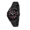 OROLOGIO SPORT TOTAL BLACK CON ZIRCONI BAGUETTE PINK 36MM R1953101505