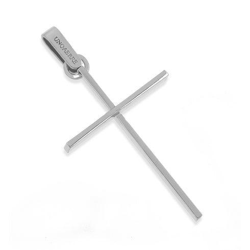 PENDENTE CROCE ARGENTATA 2527