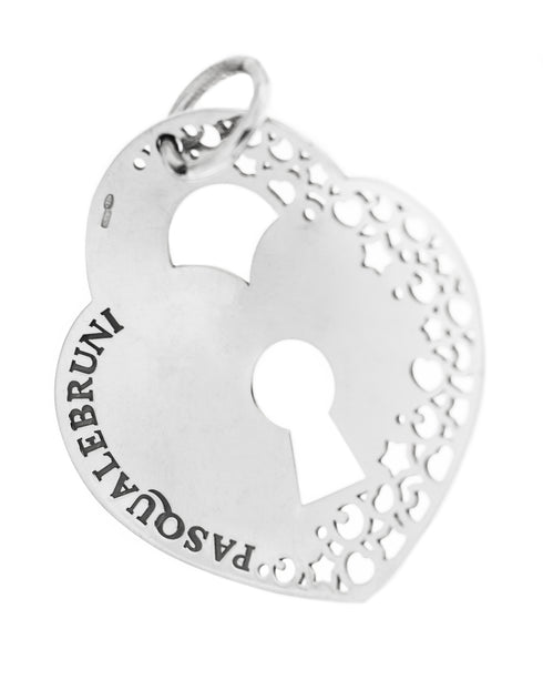 PENDENTE GIGANTE A CUORE AR PASQ BRUNI A131P11