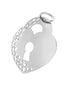 PENDENTE GIGANTE A CUORE AR PASQ BRUNI A131P11