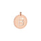 PENDENTE GRANDE IN BRONZO CON INIZIALE INCISA BWRPRB02