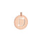 PENDENTE GRANDE IN BRONZO CON INIZIALE INCISA BWRPRD04